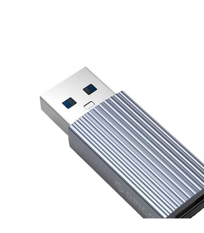 Adaptor Usb A Tata Usb Type C Mama Gri Aluminiu Orico Ah Ac10 Gy 41x17x84 Mm