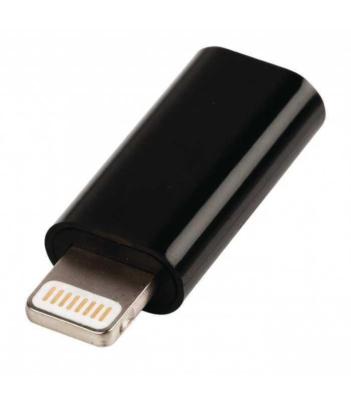 adaptor usb lightning tata micro usb mama negru valueline 2