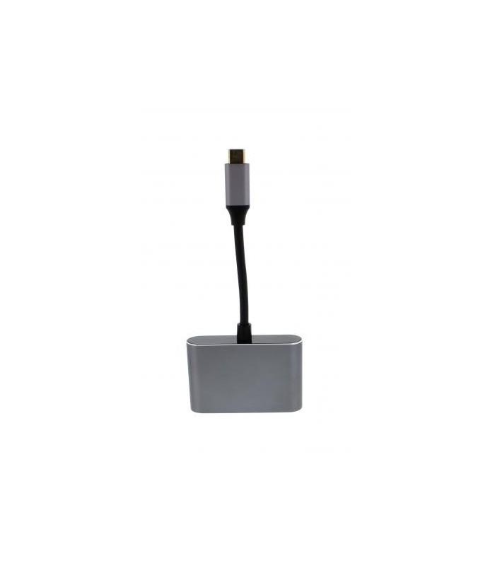 adaptor usb type c 31 hdmi 4k 30hz si vga 1080p 60hz well 2