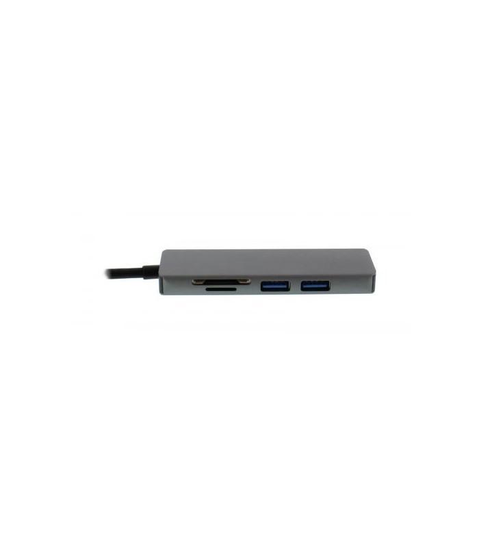 adaptor usb type c hdmi 2x usb 30 cititor card well 1