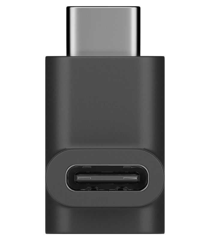 adaptor usb type c la usb type c 90 20x10x10mm negru goobay 2