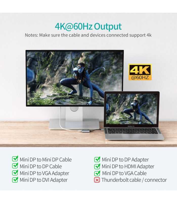 Adaptor Usb Type C Tata Mini Displayport Mama Pd 60w 4k 60hz 02m Gri Choetech Hub M06