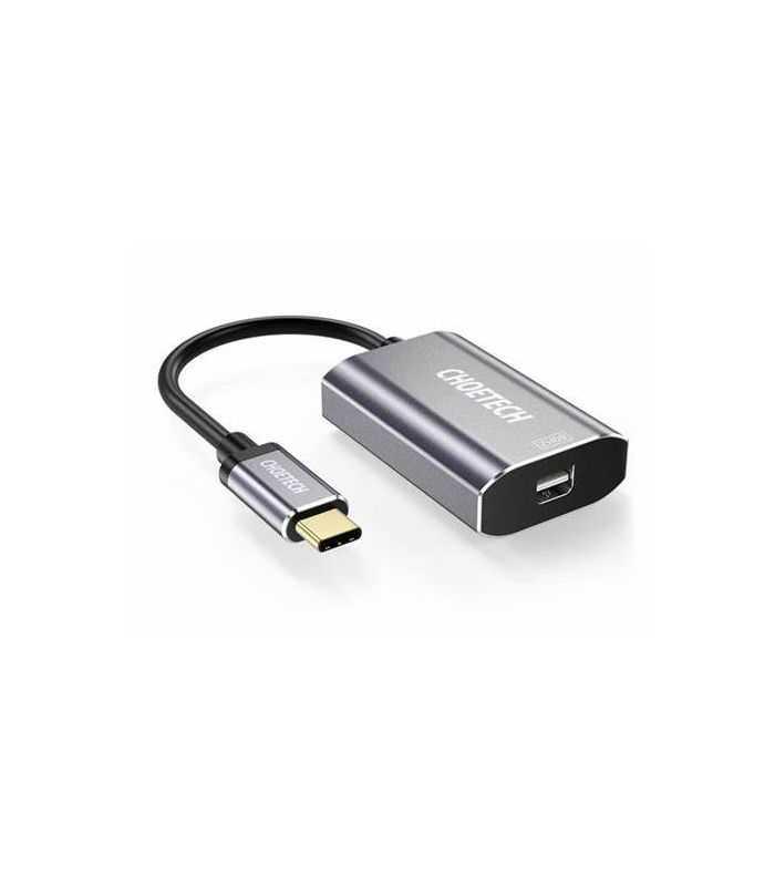 Adaptor USB type C tata - Mini DisplayPort mama PD 60W 4K 60Hz 0.2m gri Choetech HUB-M06