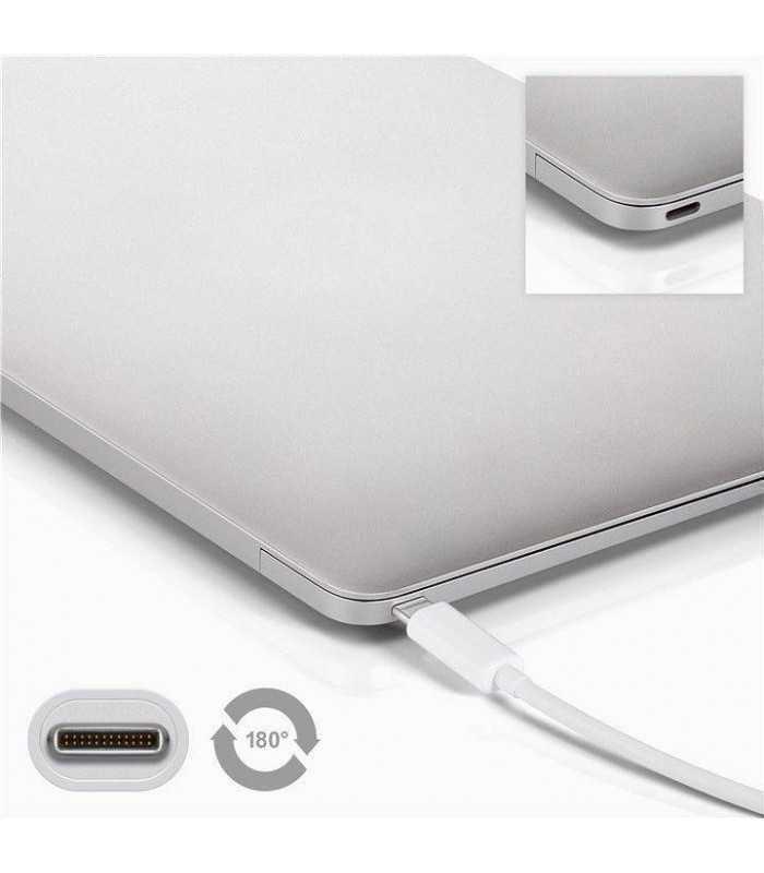 adaptor usb type c tata vga mama 02m alb goobay 2