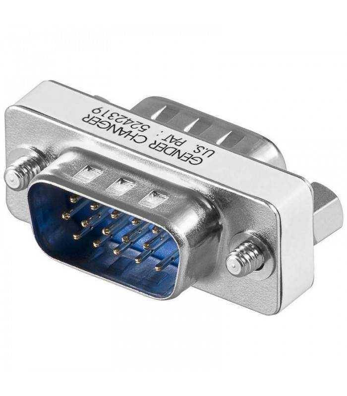 Adaptor VGA tata-tata 15 pini Goobay