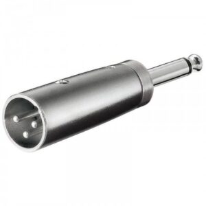 Adaptor XLR la Jack 6.35 mm mono tata Goobay