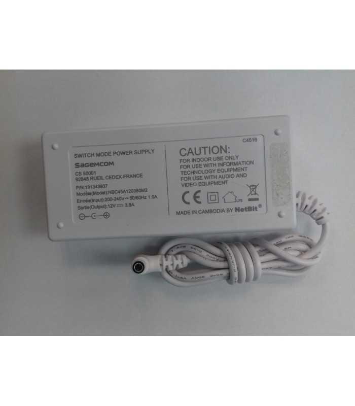 Alimentator 12V 3.8A cu mufa 2.5x5.5mm fara cablu de alimentare