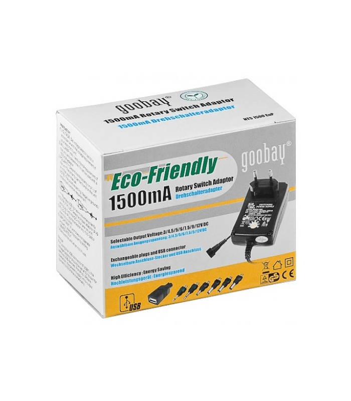 alimentator 3 12v 15a 9 mufe goobay 1