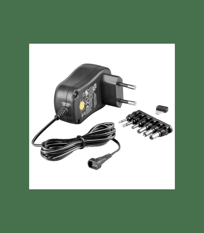 Alimentator 3-12V 1A 6 mufe Goobay