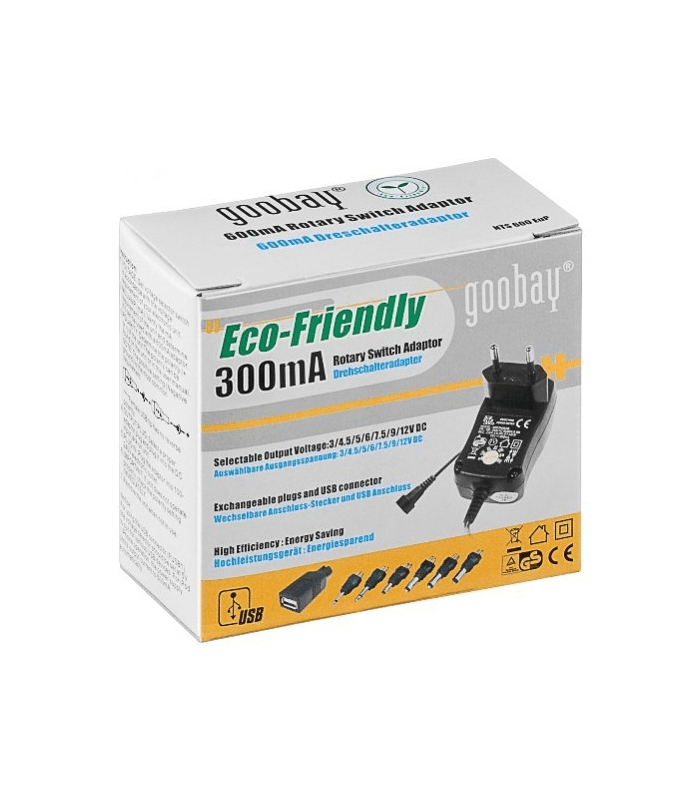 alimentator 3 12v 600ma 9 mufe goobay 54793 1