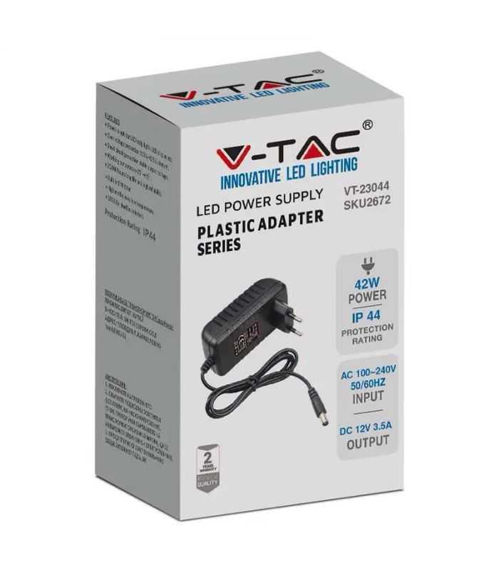 alimentator 42w 12v 35a 21x55 mm ip44 v tac 1