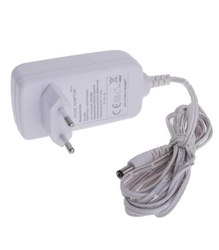 Alimentator AC/DC 200-240V - 12V 2A 15W cu conector 2.1x5.5 mm alb SaGeMCOM