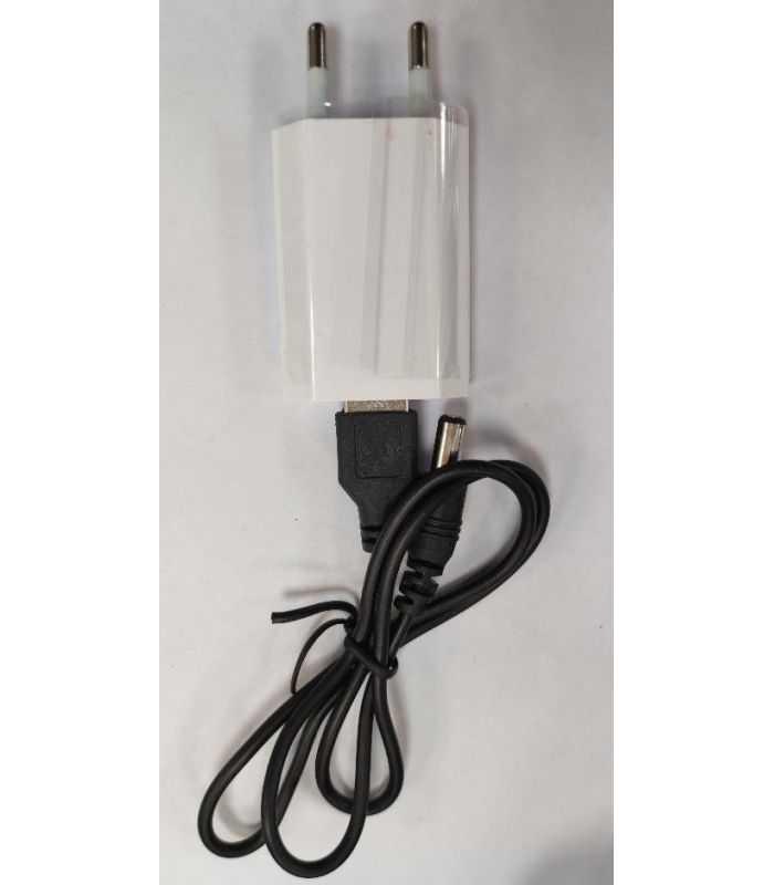 Alimentator AC/DC 220V la USB 5V 1A cu cablu 0.6m USB - 5.5x2.1 mm