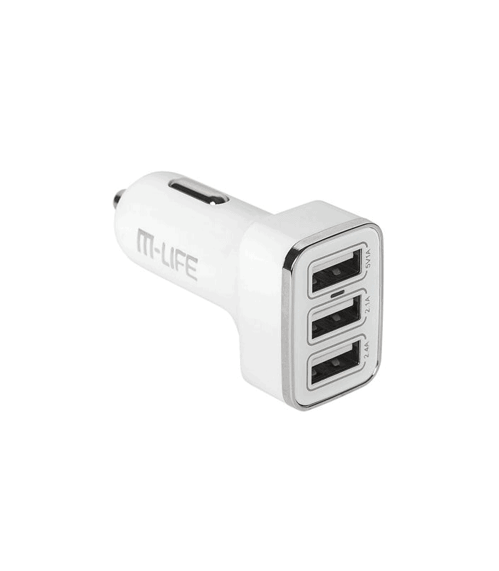 Alimentator auto 3 USB 3100mA