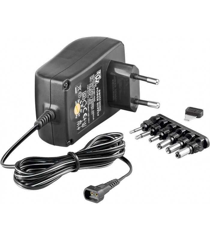 Alimentator de curent continuu 3V-12V 1500mA +6 mufe Goobay