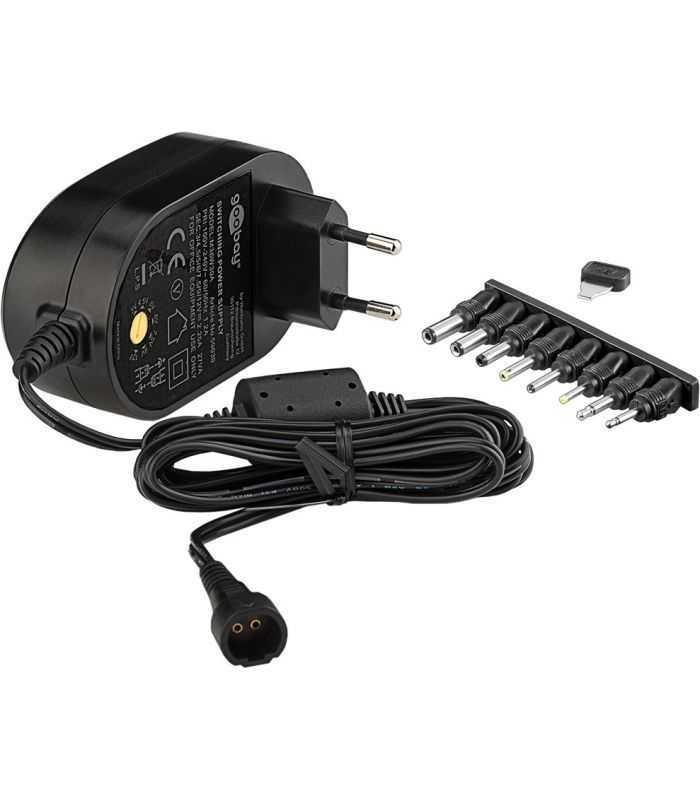 Alimentator in comutatie universal 3V-12V 2250mA 8 mufe Goobay