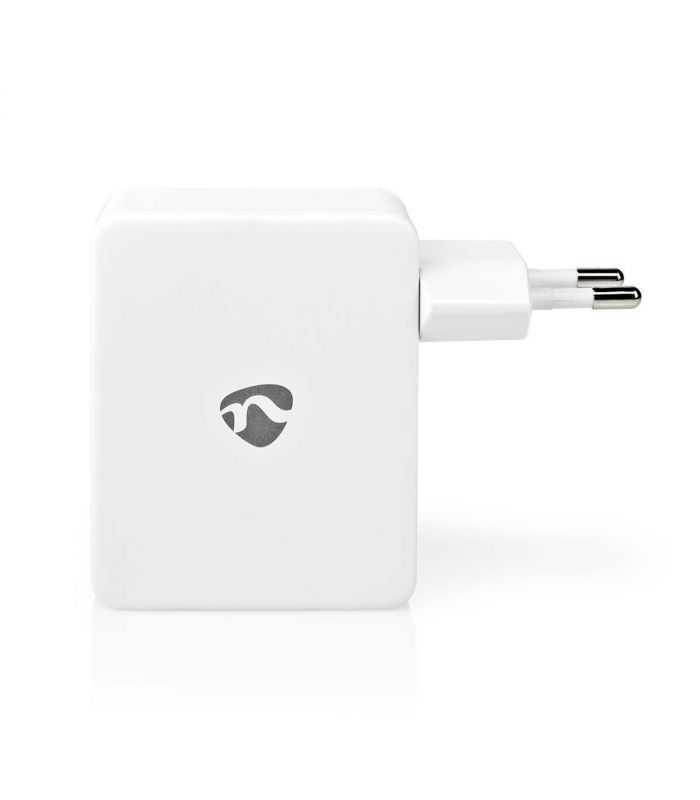 alimentator incarcator 220v usb 24w 2x24a 2x1a alb nedis 2
