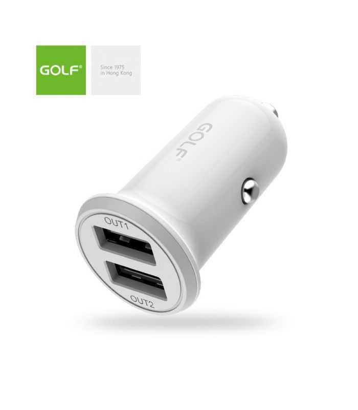 alimentator incarcator auto 34a 12 24v la 2x usb 2x 24a maxim 34a alb gf c6 blister golf 1