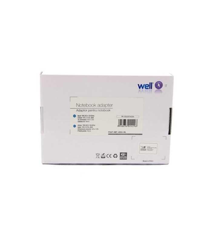 alimentator pentru laptop asus 19v 237a 45w mufa 40x135mm well 3