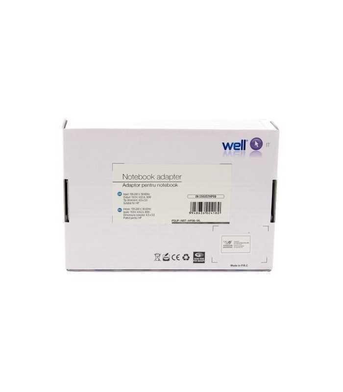 alimentator pentru laptop hp 195v 462a 90w mufa 45x30mm well 2