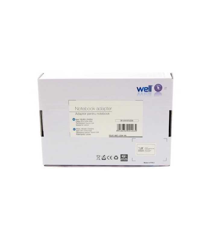 alimentator pentru laptop ibm lenovo 20v 325a 65w mufa patrata well 3