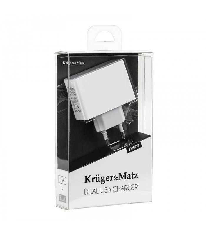 alimentator retea dual usb 21a krugermatz 2