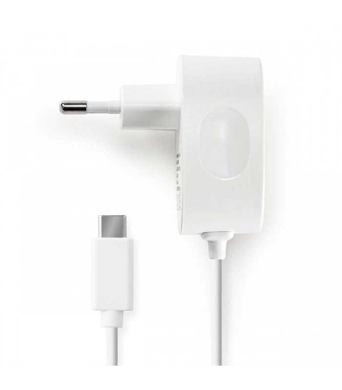 Alimentator retea - USB Type C 3A cablu fix alb NEDIS