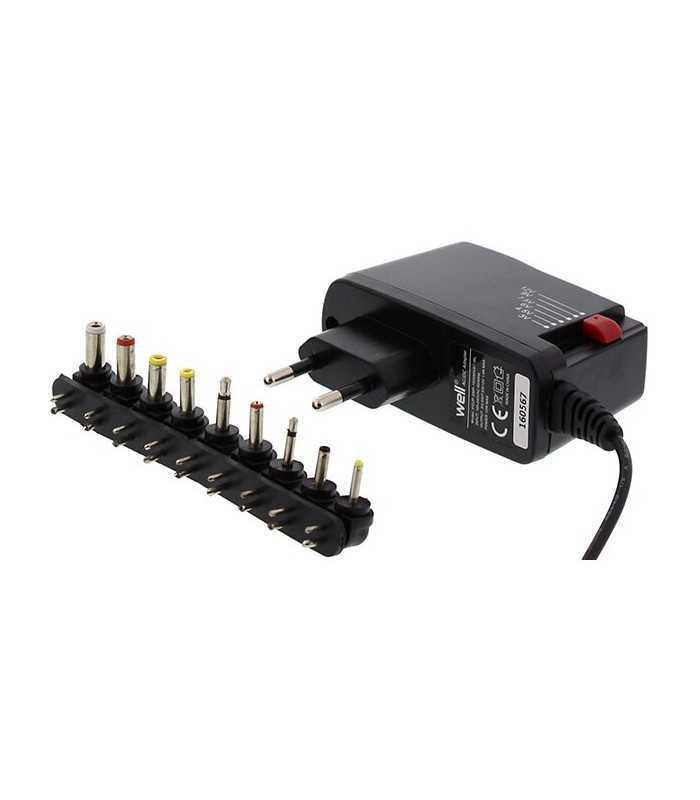 Alimentator universal in comutatie 1000mA iesire USB 9 mufe Well