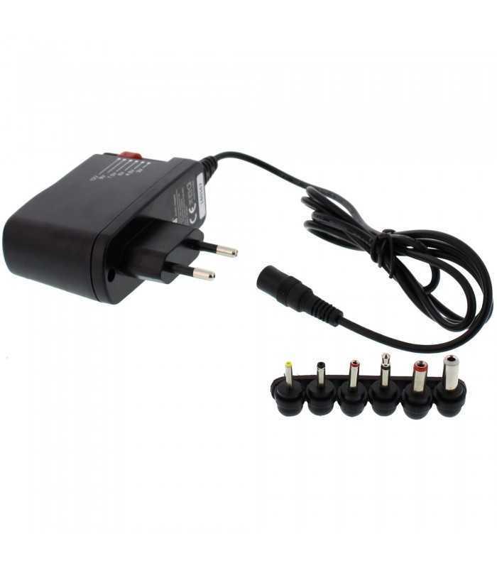 Alimentator universal in comutatie 3V 4.5V 6V 7.5V 9V 12V 600mA 6 mufe Well