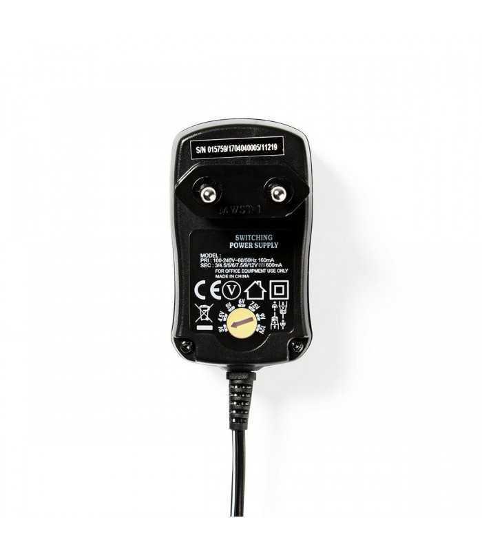 alimentator universal in comutatie 600ma nedis 1