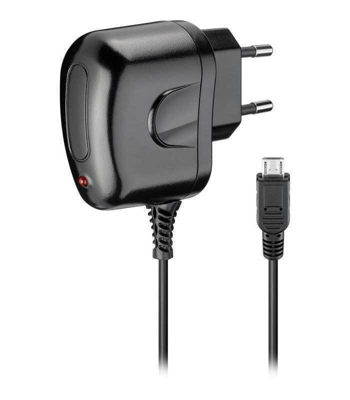 Alimentator USB 230V cu cablu micro USB 1.2A negru Goobay