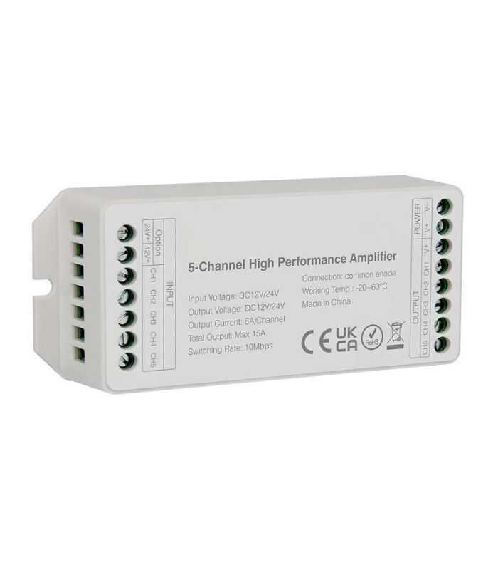 Amplificator banda LED 5 canale 15A V-tac SKU-2914