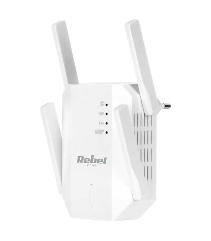 Amplificator de semnal range extender repeater 2.4-5GHz REBEL KOM1031 13 Amplificator De Semnal Range Extender Repeater 24 5ghz Rebel Kom1031