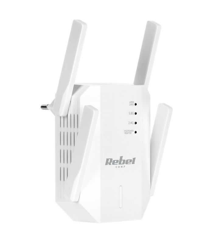 Amplificator de semnal range extender repeater 2.4-5GHz REBEL KOM1031 14 Amplificator De Semnal Range Extender Repeater 24 5ghz Rebel Kom1031