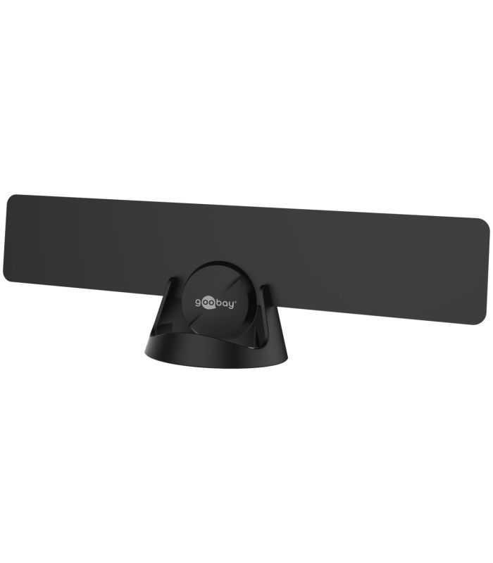 Antena De Interior Full Hd Ultra Plata 16dbi Filtru Gsm Lte 4g Dvb T Dvb T2 Activa Goobay 67183