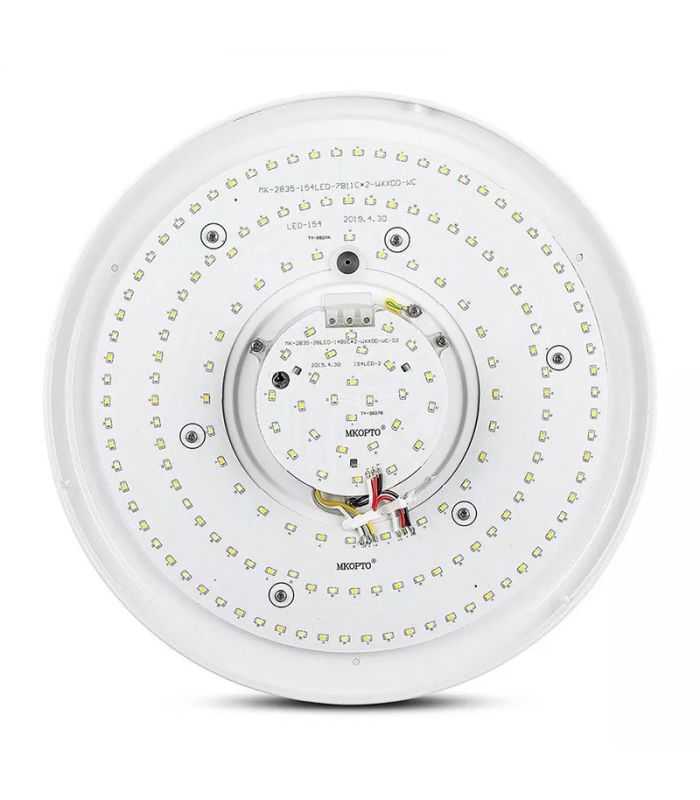 aplica led 40w 3in1 dimabil cu telecomanda 2800lm ip20 v tac 5