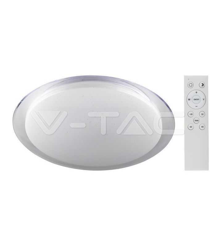 Aplica LED 40W 3IN1 dimabil cu telecomanda 2800lm IP20 V-TAC SKU-14741