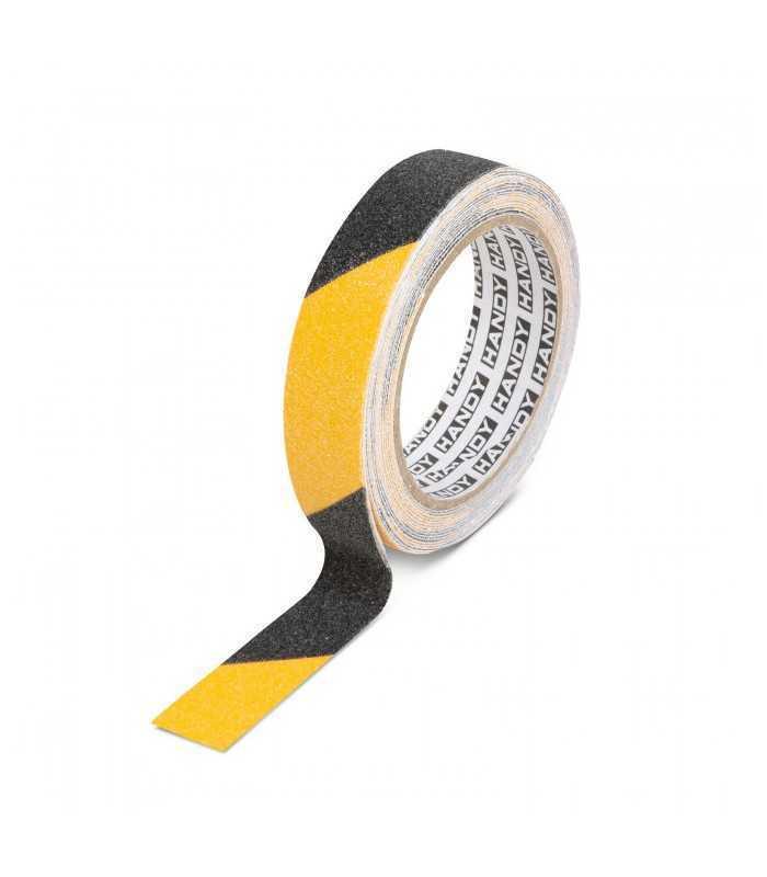 Banda adeziva antiglisanta 5m x 25mm galben/negru Handy
