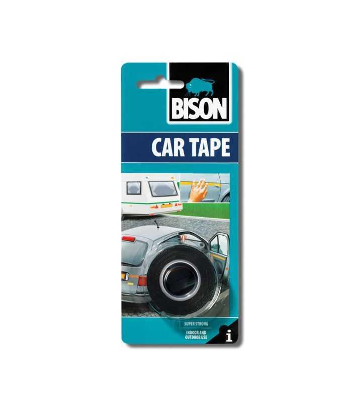 Banda adeziva BISON CAR TAPE B05461 dublu-adeziva pe ambele fete uz interior si exterior 1.5m x 19mm