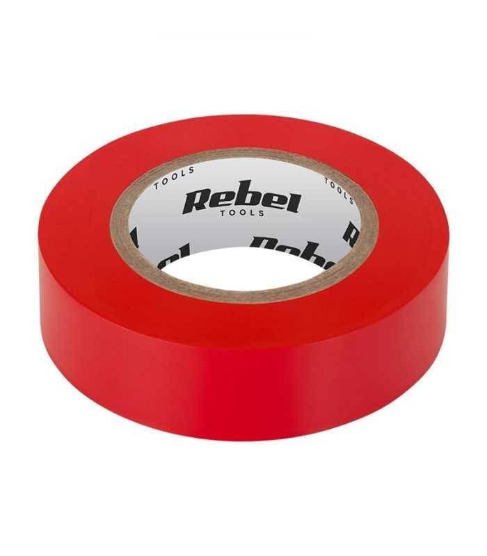 Banda izolatoare 0.13X19mm 20m rosu REBEL