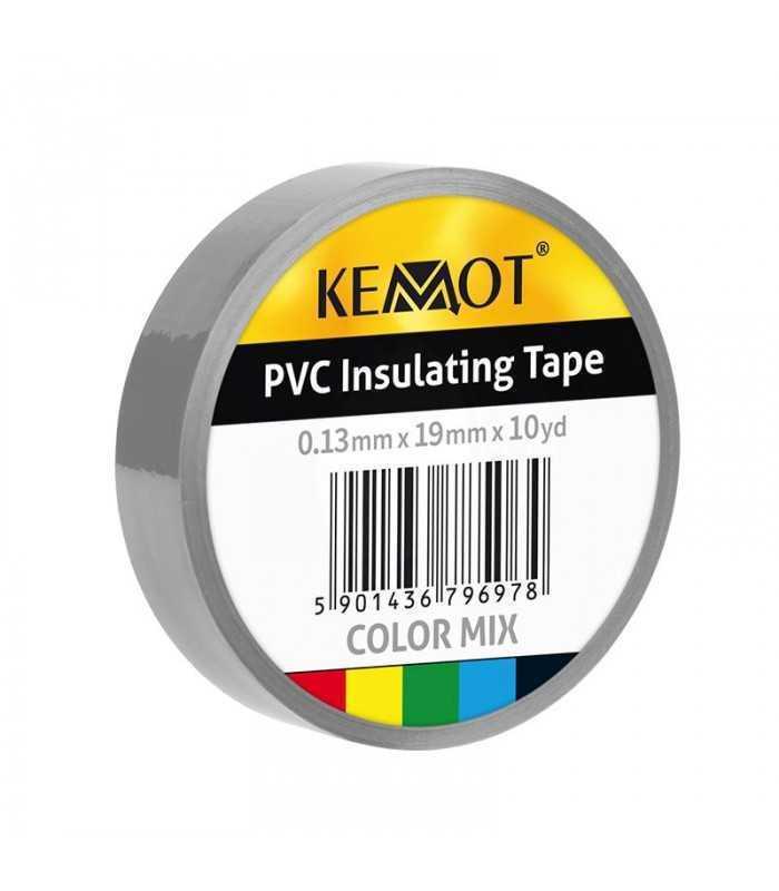 Banda izolatoare 0.13x19x10YD gri KEMOT