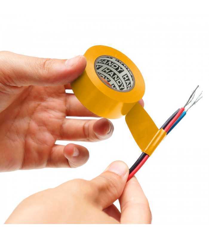 banda izolatoare 19mm x 10m galben handy 1