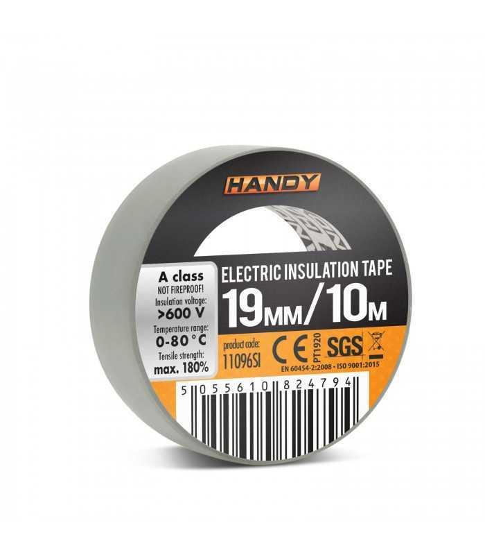 Banda izolatoare 19mm x 10m Gri Handy