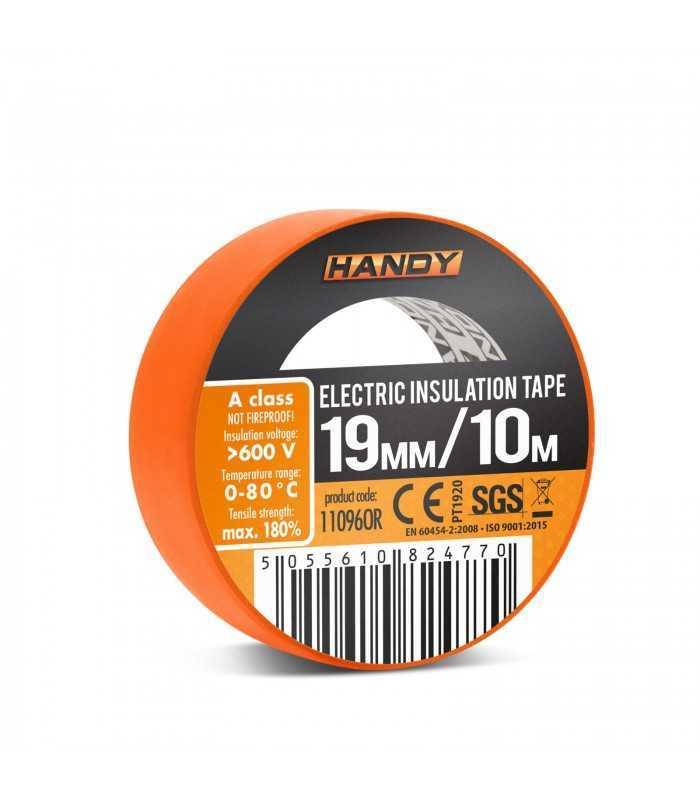 Banda izolatoare 19mm x 10m Portocaliu Handy 3 Banda izolatoare 19mm x 10m Portocaliu Handy