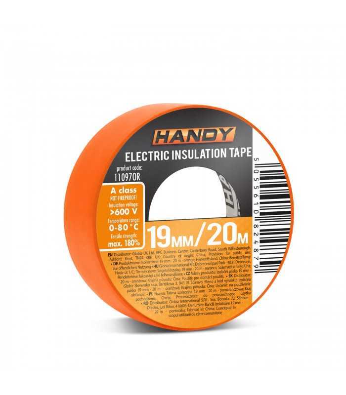 Banda izolatoare 19mm x 20m Portocaliu Handy