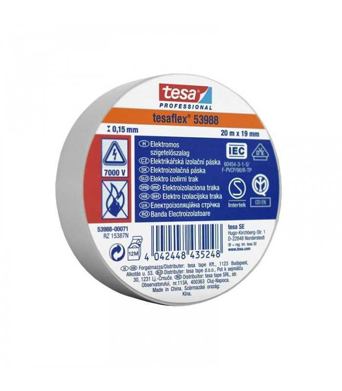Banda izolatoare TESAFLEX 20m alb 1buc TESA