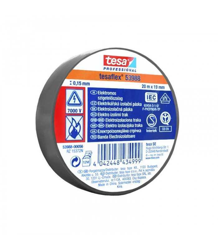 Banda izolatoare TESAFLEX 20m gri TESA