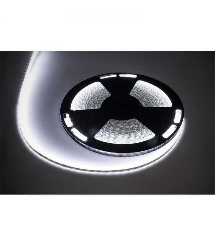 Banda LED 5050 IP65 6500K alb rece 660lm/m 14.4W/m 12V 1metru Rebel