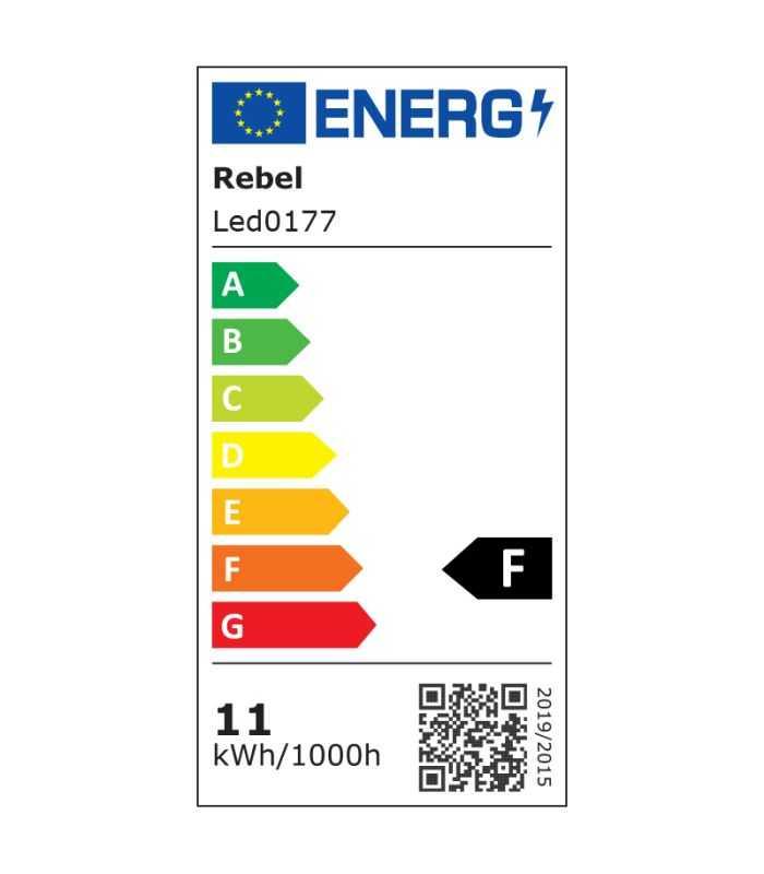 Banda Led Cob Alb Rece 12v 11w M 1040lm M 5m Ip65 5000x8x2 Mm Rebel Led0177