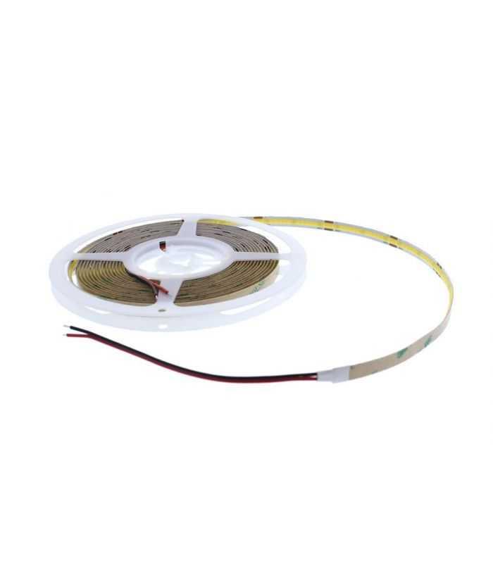 Banda LED COB lumina naturala 4000K 24V 302LED/m 10W/m IP20 5m Well
